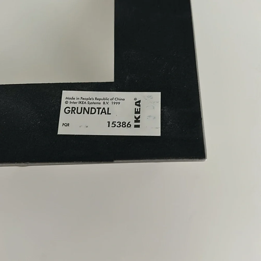 IKEA GRUNDTAL Stainless Steel Over-the-Door Hook Rack 6 Hooks Matte